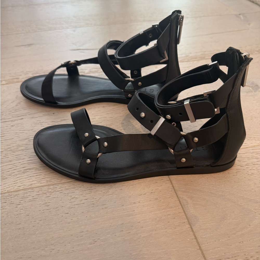 Black Strappy Sandals